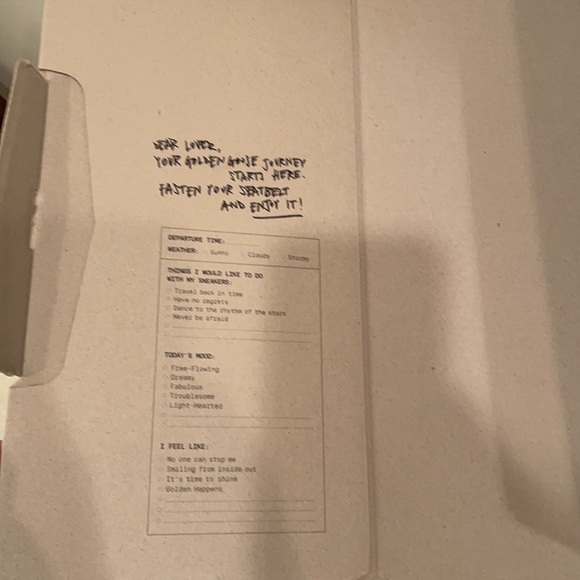 Golden Goose Superstar Classic With List / White with Lurex Heel. Box & duster. - Picture 4 of 13